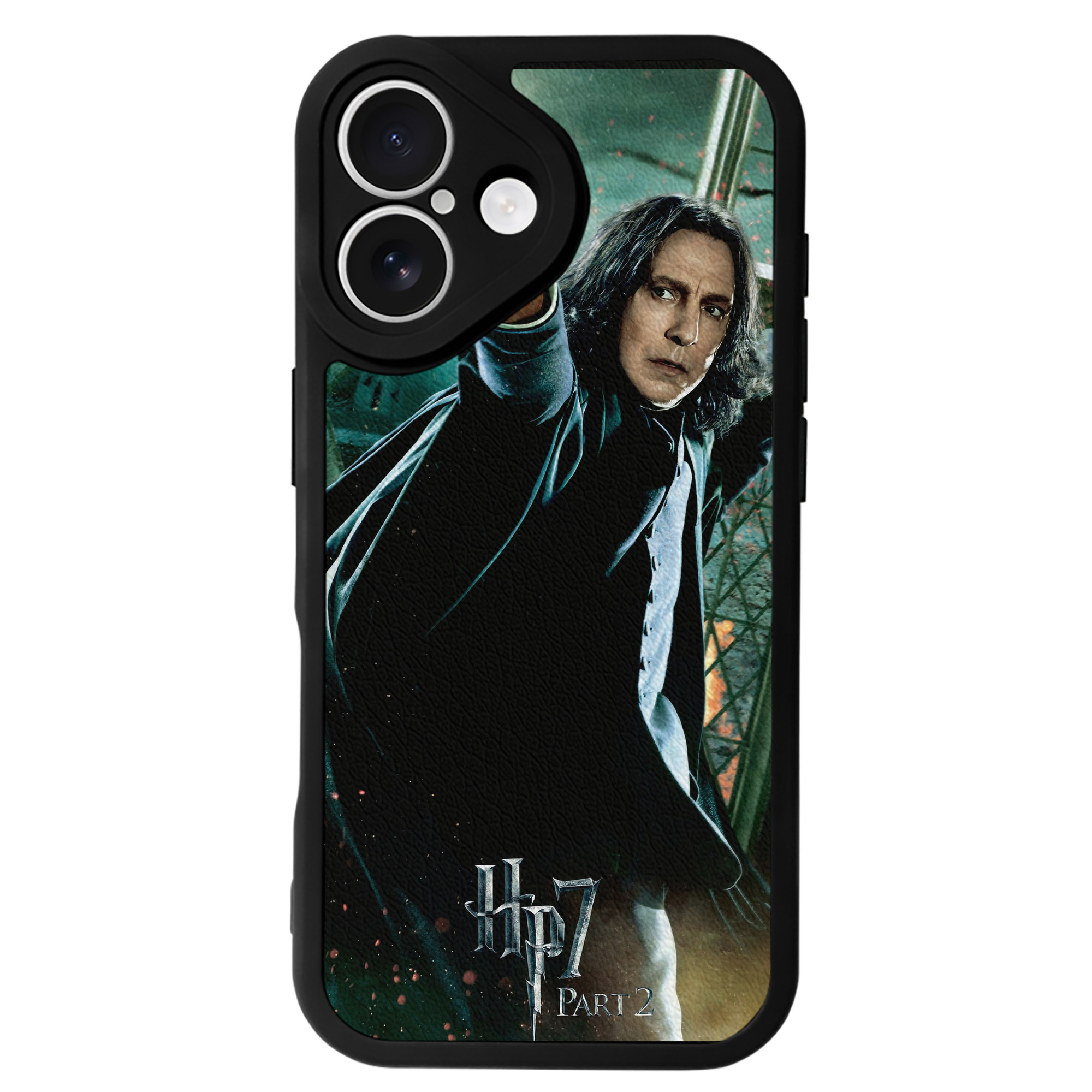 （画像用） Harry Potter ハリー・ポッターシリーズ 【iPhone 16シリーズ対応】シリコンスマホケース（レザー調） 材質：シリコン